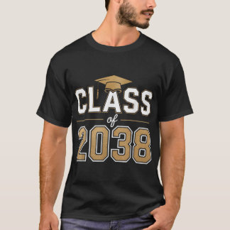 T-shirt Classe De 2038 Augmenter Avec Moi Premier Jour