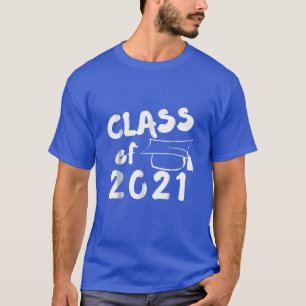 T-shirt Classe De Cadeau De Diplôme 2021