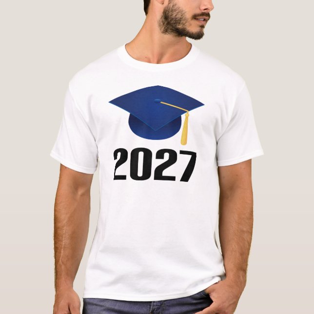 T-shirt Classe de cadeau licencié du casquette 2027 (Devant)