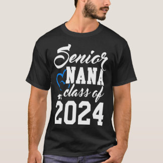 T-shirt Classe de Cadeaux Grandmère Senior 2024 Funny Seni
