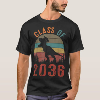 T-shirt Classe De Dinosaures De 2036 Premier Jour Garçon