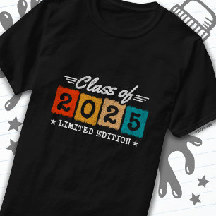 T-shirt Classe de fin d'études de 2025 Diplômé Senior 2025