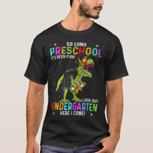 T-shirt Classe de fin d'études préscolaires 2024 Prek Dino