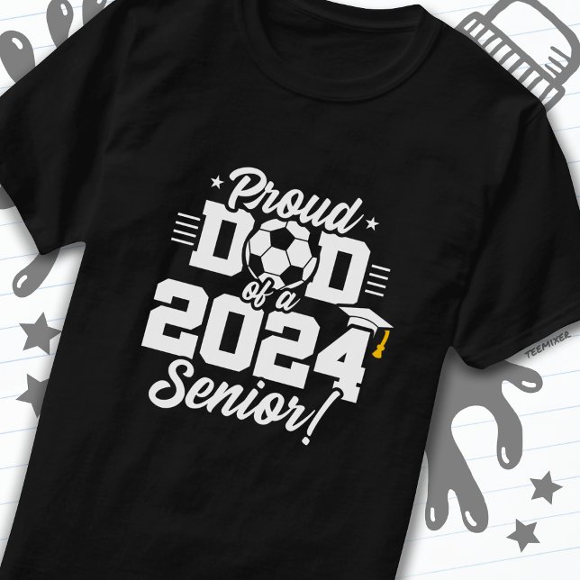 T-shirt Classe de football 2024 Football Soccer Papa Senio (Créateur téléchargé)