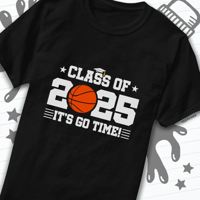 T-shirt Classe de graduation du joueur de basket-ball de 2 (Créateur téléchargé)