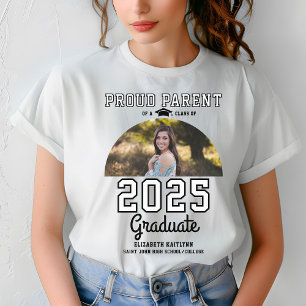 T-shirt Classe de parents fiers de 2025 Diplômé Senior
