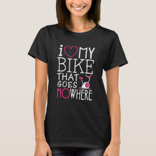 T-shirt Classe de rotation Love My Bike Indoor Vélo de rot