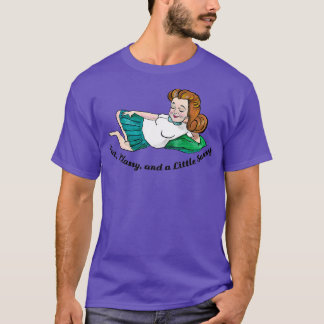T-shirt Classé en gras et un peu triste