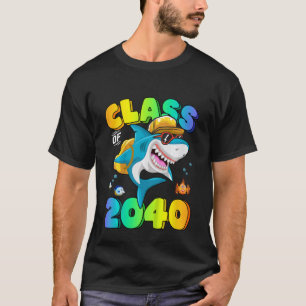 T-shirt Classe Enfants De 2040 Grow With Me Shark Sac À Do