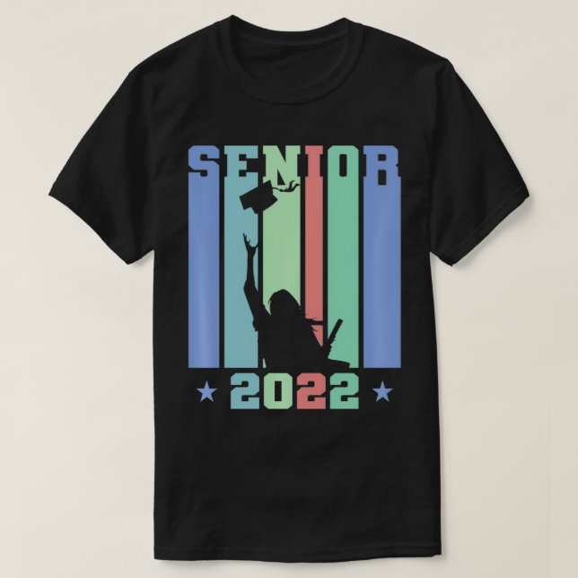 T-shirt Classe Fun Womens de 2022 Master Graduation Cap &  (Design devant)