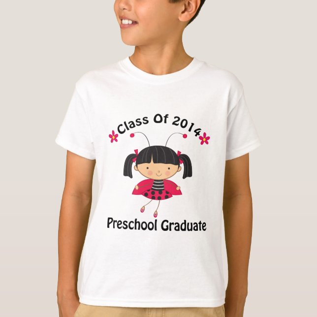 T-shirt Classe préscolaire de l'obtention du diplôme 2014 (Devant)