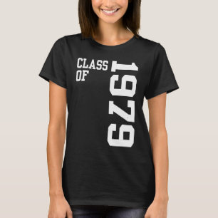 T-shirt Classe rétro de 1979 Lycée Réunion Vin