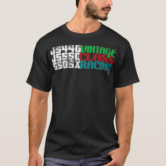 T-shirt Classe Retro Vintage Jet Racing Stand Up Ski Desig
