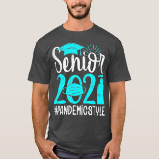 T-shirt Classe supérieure de 2021 Conception des diplômés