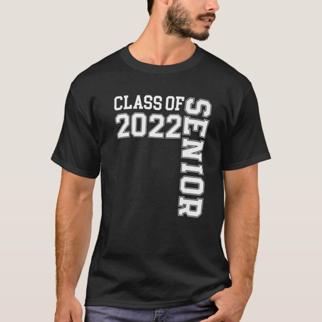 T-shirt Classe Supérieure De 2022 22 Lycée Diplôme Gif (Devant)