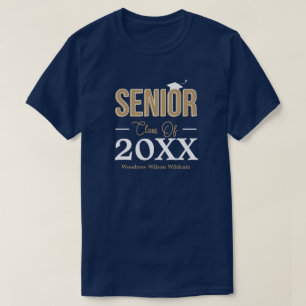 T-shirt Classe supérieure or