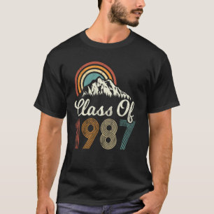 T-shirt Classe vintage De 1987 Lycée Collège Réunion