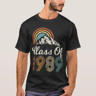 T-shirt Classe vintage De 1989 Lycée Collège Réunion