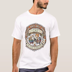 T-shirt Classement de ceinture d'arts martiaux Chat Ceintu