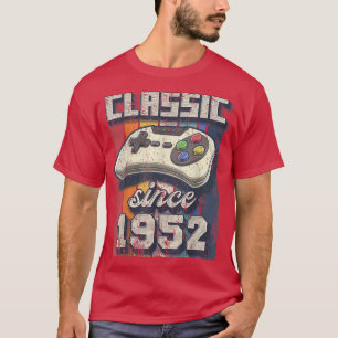 T-shirt Classic 1952 70e Anniversaire Retro Video Game Con
