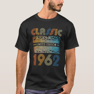 T-shirt Classic 1962 Edition Limitée Music Lover Né En 1