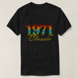 T-shirt Classic 1971 Tee Né en 1971 Cadeaux d'anniversair