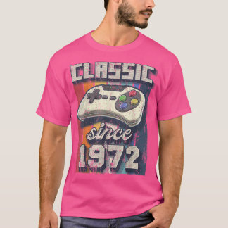 T-shirt Classic 1972 50e Anniversaire Retro Video Game Con
