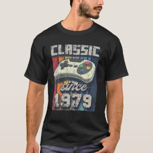 T-shirt Classic 1979 43E Anniversaire Retro Video Game Con