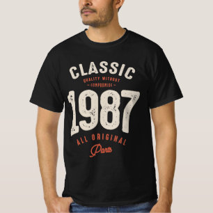 T-shirt Classic 1987 - 35e anniversaire Retro Vintage