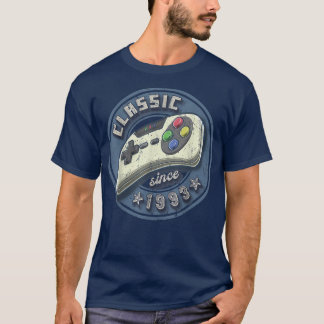T-shirt Classic 1993 29e Anniversaire Retro Video Game Con