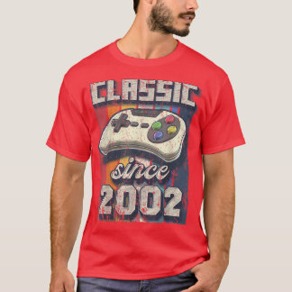 T-shirt Classic 2002 20e Anniversaire Retro jeu vidéo Cont