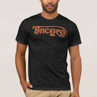 T-shirt Classic 8negro logo orange.