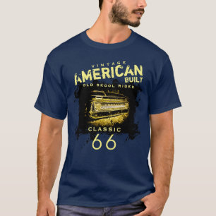 T-shirt Classic de Old Skool construit en Amérique Vintage