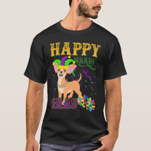 T-shirt Classic du carnaval Chihuahua Chien Mardi Gras Cos