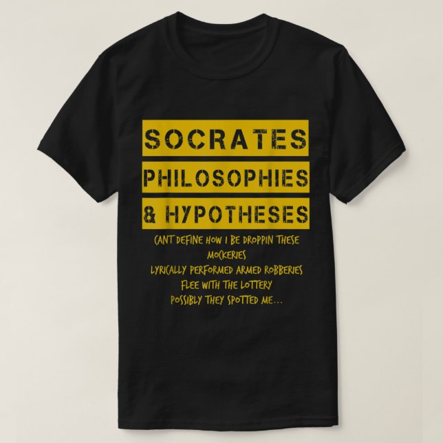 T-shirt Classic Golden Era 90s Hip-Hop Rap Music Citation  (Design devant)