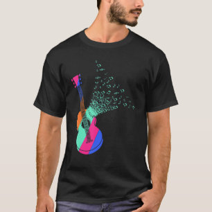 T-shirt Classic Guitarist Retro Era Vintage Musician Guita
