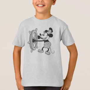 T-shirt Classic Mickey   Steamboat Willie