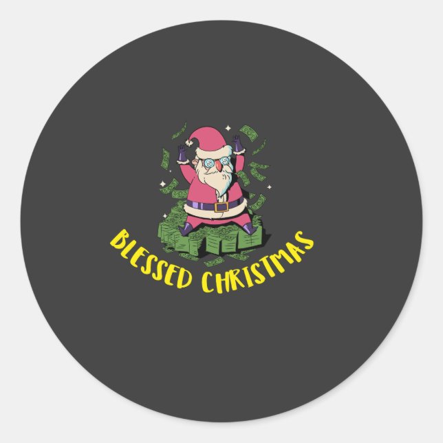 T-Shirt Classic Round Sticker (Front)