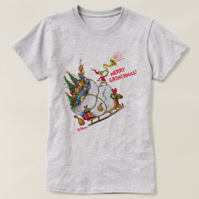 T-shirt Classic The Grinch | Joyeux Grinchmas ! (Design devant)