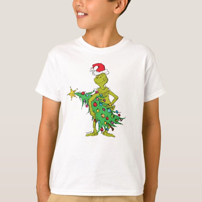 T-shirt Classic The Grinch | Naughty (Devant)