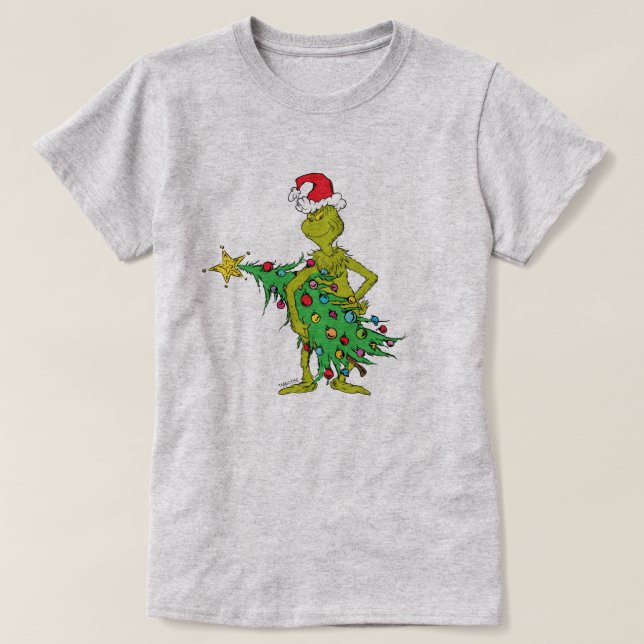 T-shirt Classic The Grinch | Naughty (Design devant)