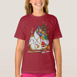 T-shirt Classic The Grinch The Grinch & Max Runaway Slei