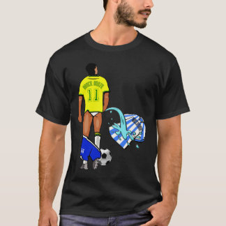 T-shirt Clássico rival du Brésil Argentine mundial