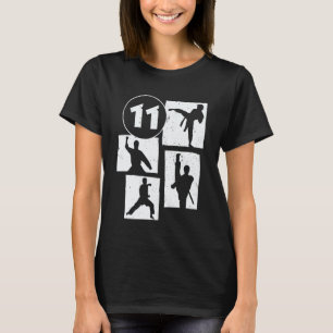 T-shirt Classique 11e anniversaire Karaté Taekwondo 11 ans