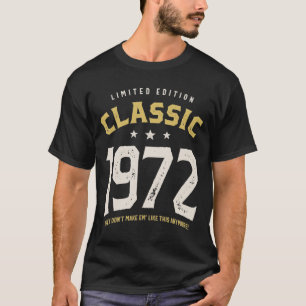 T-shirt Classique 1972 - 50e anniversaire Retro Vintage