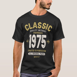 T-shirt Classique 1975 - 47e anniversaire Retro Vintage