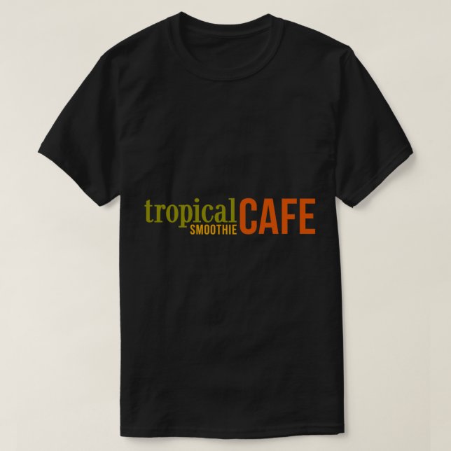 T-shirt classique à la lisse tropicale (Design devant)