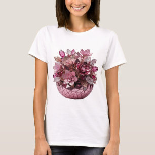 T-shirt Classique Argent ART ABSTRAIT Design Moderne v2