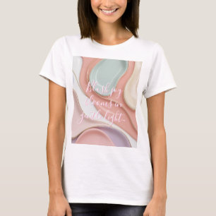 T-shirt classique au motif graphique abstrait élég