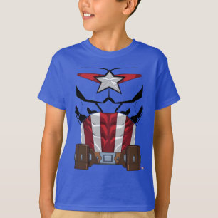 T-shirt Classique Avengers   Costume de poitrine Captain A